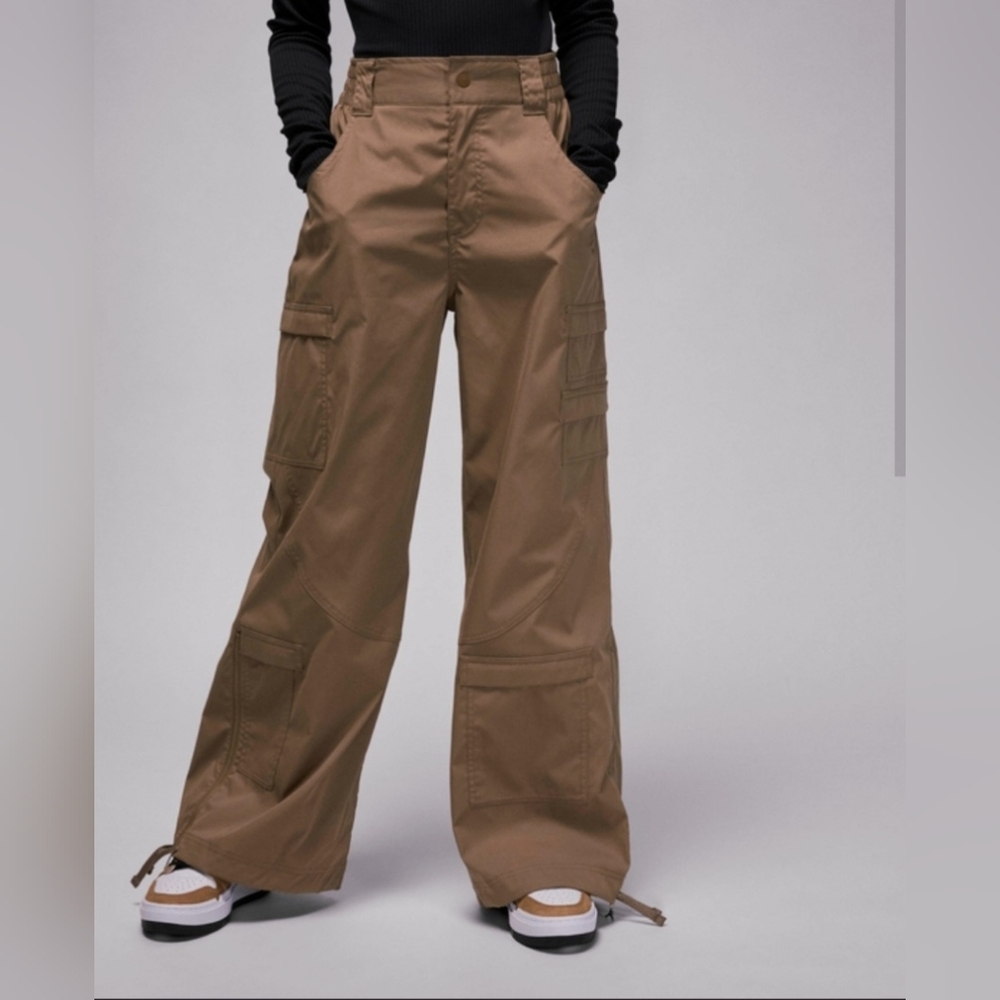 Jordan Chicago‎ Women's brown cargo utility style standard fit pants size XL new